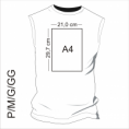 CAMISETA REGATA ADULTO P/M/G/GG + ESTAMPA FORMATO A4